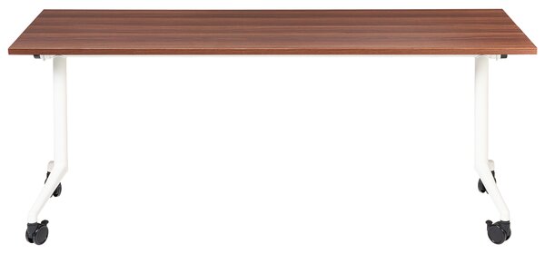 Skládací psací stůl CAVI Tmavě hnědá 180 cm 60 cm