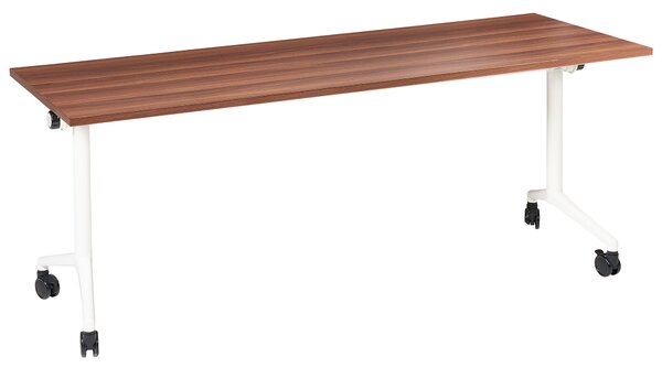 Skládací psací stůl CAVI Tmavě hnědá 180 cm 60 cm