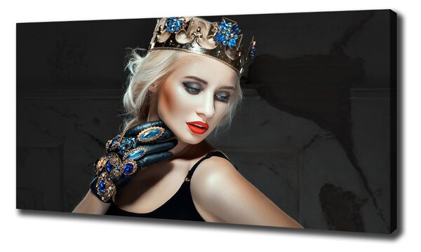 Foto-obraz canvas na rámu Žena v koruně oc-99627279