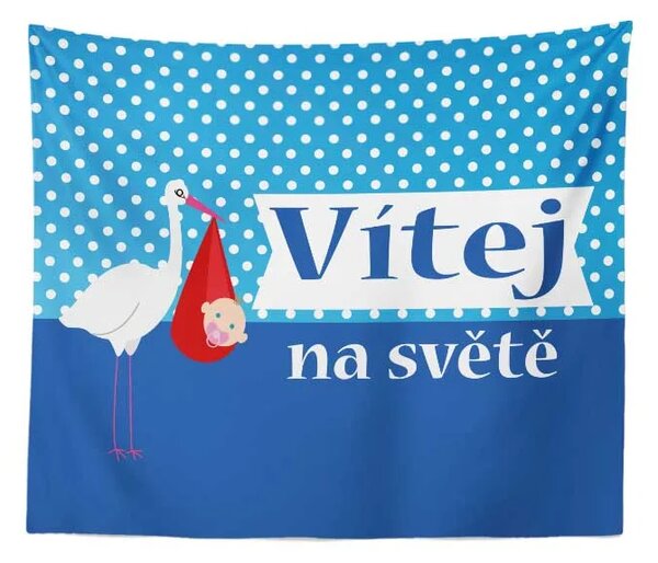 Sablio Deka Vítej na světě: 150x120 cm