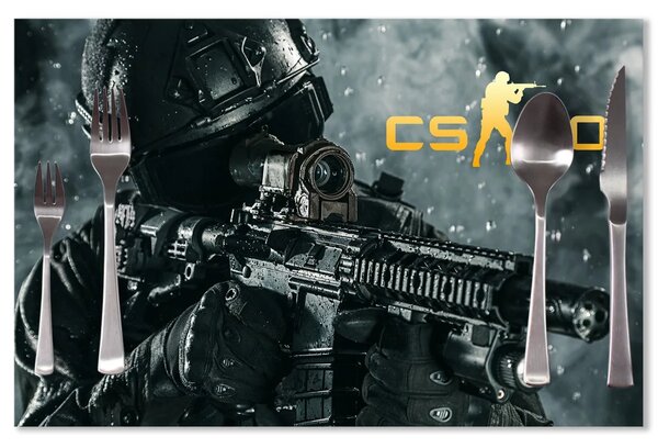 Sablio Prostírání CS:GO Voják 1: 40x30cm