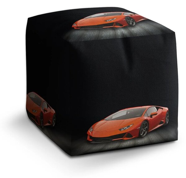 Sablio Taburet Cube Sportovní auto 1 - 40x40x40 cm