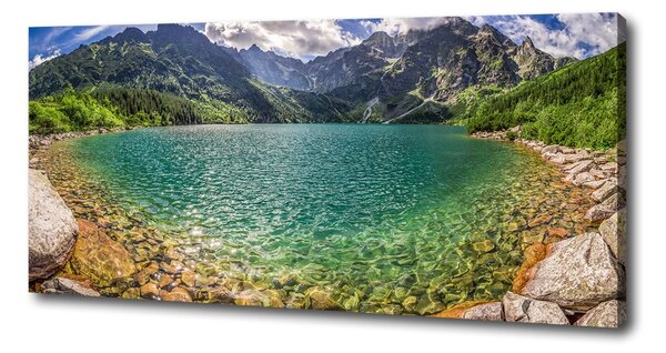 Foto obraz na plátně Jezero v horách oc-99700866