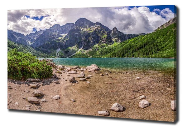 Foto obraz na plátně do obýváku Jezero v horách oc-99700952