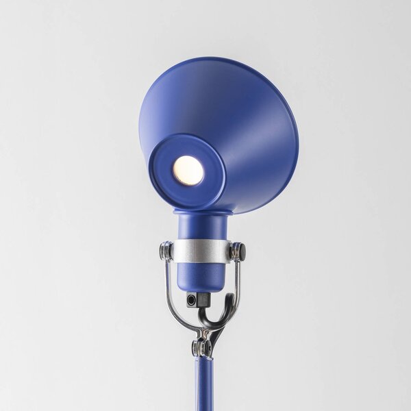 Artemide Stolní lampa Tolomeo Micro, modrá, Modrá, Pracovna / kancelář, Hliník, Design