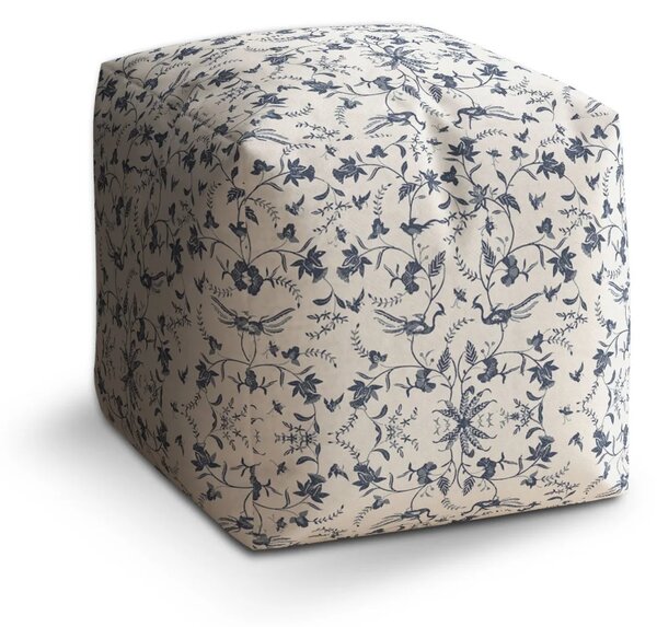 Sablio Taburet Cube Kouzlo tradice - 40x40x40 cm