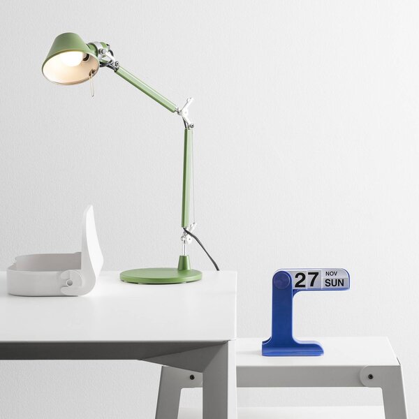 Artemide Stolní lampa Tolomeo Micro, zelená, Zelená, Pracovna / kancelář, Hliník, Design