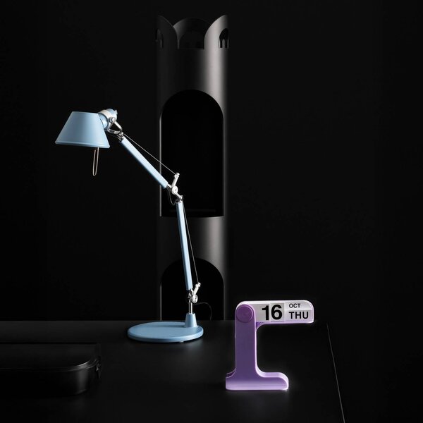 Artemide Stolní lampa Tolomeo Micro, světle modrá, Modrá, Pracovna / kancelář, Hliník, Design