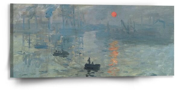 Sablio Obraz Imprese, východ slunce - Claude Monet - 110x50 cm