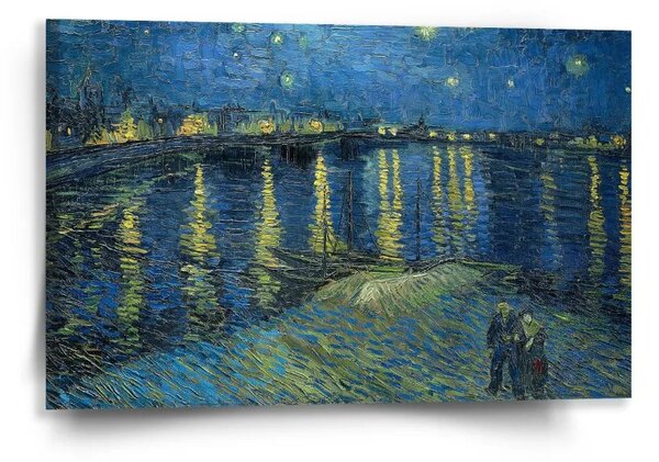 Sablio Obraz Hviezdna noc nad Rhônou - Vincent van Gogh - 60x40 cm