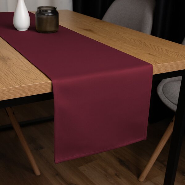 Biante Dekorační běhoun na stůl BKU-115 Burgundský vínový 20x120 cm
