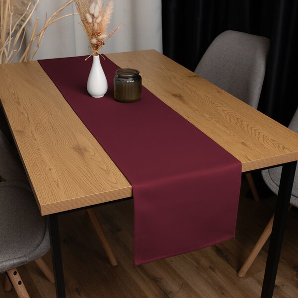 Biante Dekorační běhoun na stůl BKU-115 Burgundský vínový 20x120 cm