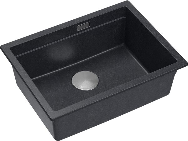 Quadron Logan dřez graniteq 56x45 cm černá HQJ6045U8_BS_U
