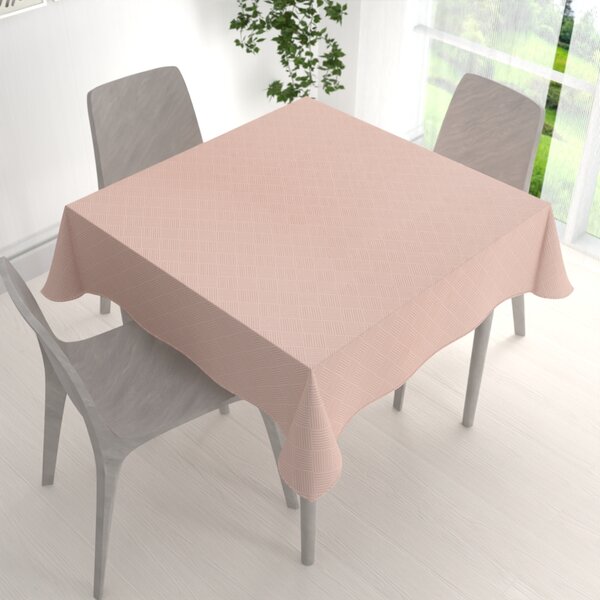 Biante Teflonový čtvercový ubrus Milano TF-048 - světle růžový 50x50 cm