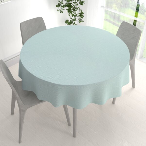 Biante Teflonový kulatý ubrus Milano TF-050 - světle mentolový Ø 40 cm
