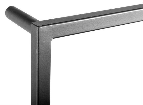 Sapho Sapho, SKA nástěnný sušák ručníků 600x1150x100mm, černá mat, SKA502