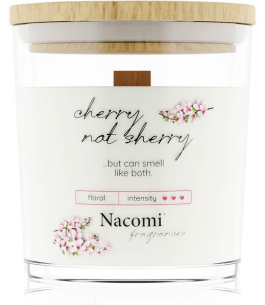 Nacomi Soy Candle Home Fragrances vonná svíčka s dřevěným knotem 140 g