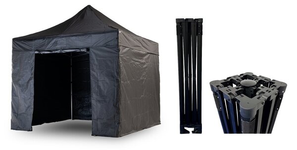 Nůžkový párty stan 3x3 m TENTino BH EXTREME ALL IN BLACK