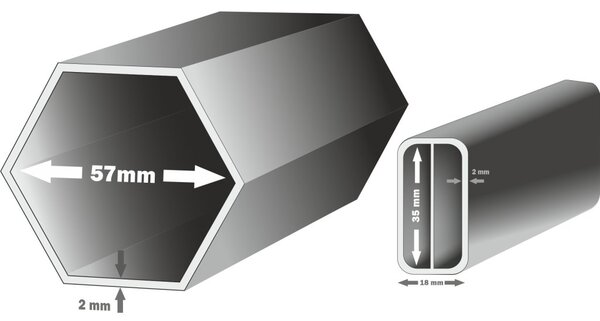 Nůžkový párty stan 3x6 m TENTino BH EXTREME ALL IN BLACK