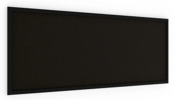 Allboards, Korková tabule, černá barva korku, 100x40 cm, lakovaný dřevěný rám, ČERNÁ TKBLACK104BK