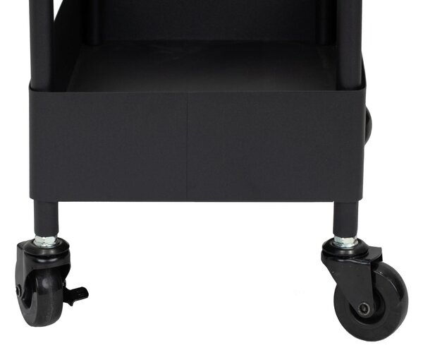 SERVÍROVACÍ VOZÍK, černá, 40/64/22 cm PBJ - Barové vozíky, Online Only