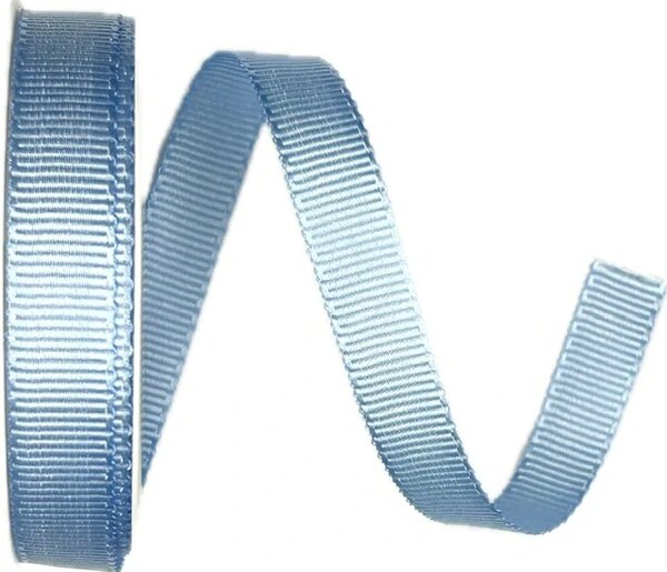 Stuha rypsová ELEGANCE LIGHT BLUE světle modrá 15mm x 4m (5,- Kč/m)