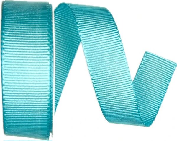Stuha rypsová ELEGANCE AQUA tyrkysová 25mm x 3m (7,- Kč/m)