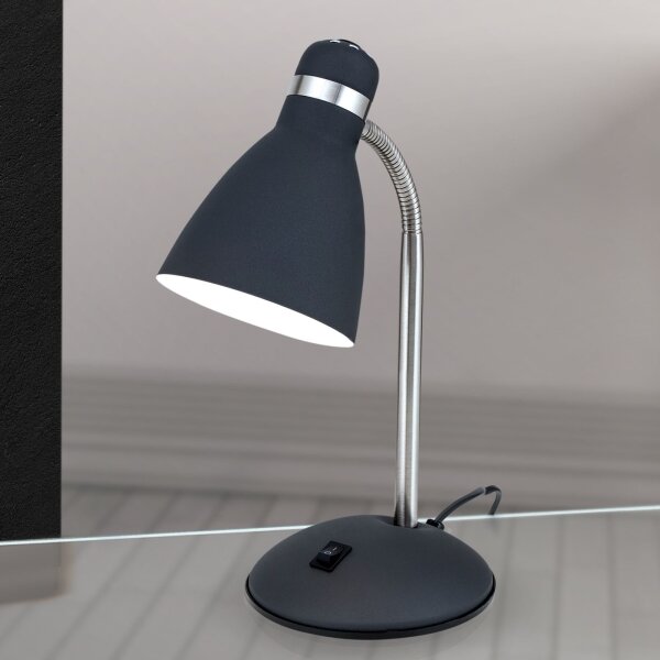 Orion - Stolní lampa SCHOOL 1xE27/40W/230V černá/matný chrom