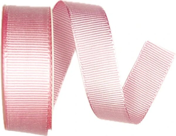 Stuha rypsová ELEGANCE PINK růžová 25mm x 3m (7,- Kč/m)