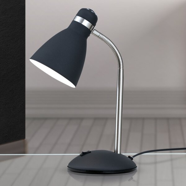 Orion - Stolní lampa SCHOOL 1xE27/40W/230V černá/matný chrom