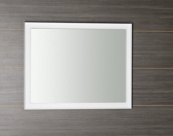 Sapho Sapho, FLUT LED podsvícené zrcadlo 900x700mm, bílá, FT090