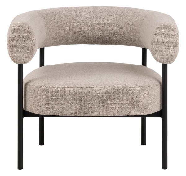 Actona Designové křeslo Oakfield béžové/černé