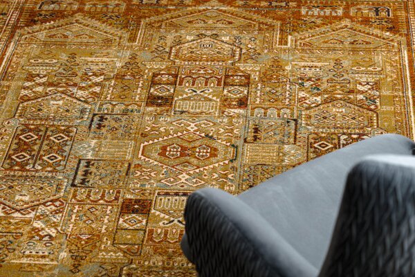 Koberec OMEGA SIRAN mosaz hnědý