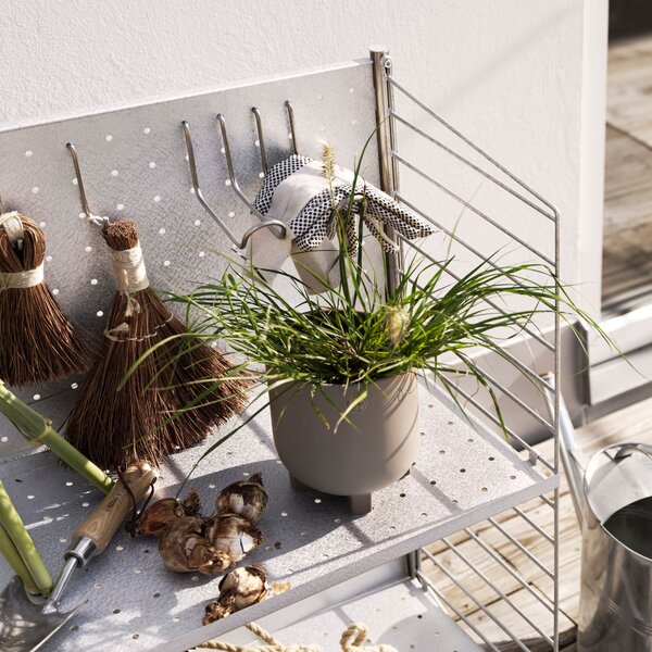 STRING Sada háčků k zadnímu panelu 4ks, Stainless Steel