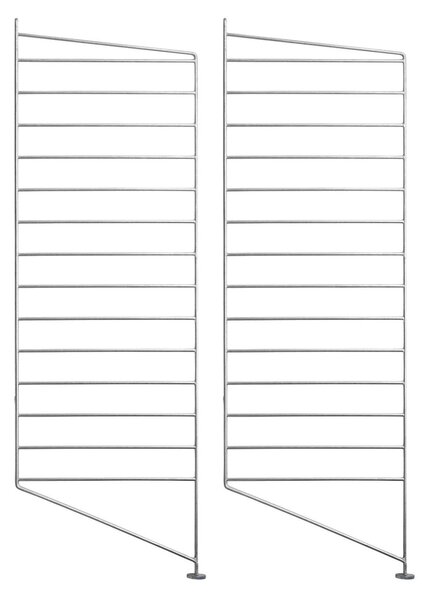 STRING Podlahový panel 85 x 30 cm, Galvanized, 2 kusy