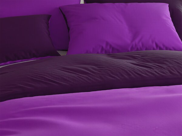 Bavlněné povlečení VIOLETTA fialové Rozměr povlečení: 70 x 90 cm | 140 x 200 cm