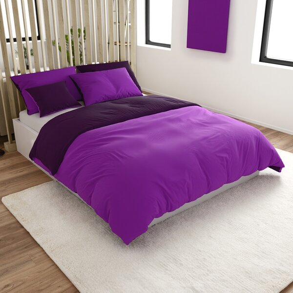 Bavlněné povlečení VIOLETTA fialové Rozměr povlečení: 70 x 90 cm | 140 x 200 cm