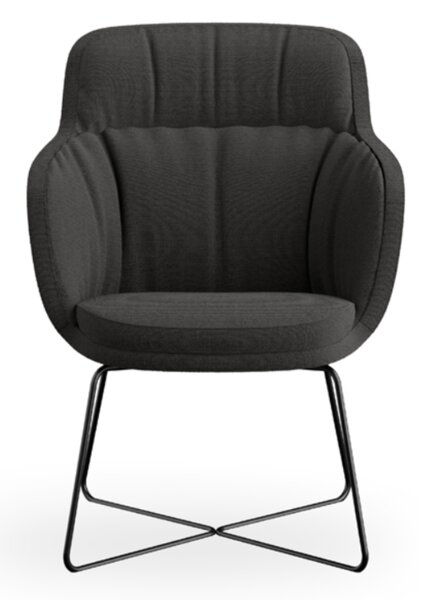 ROSSIN - Židle CLEO MINI - s ližinovou podnoží a vysokým opěrákem
