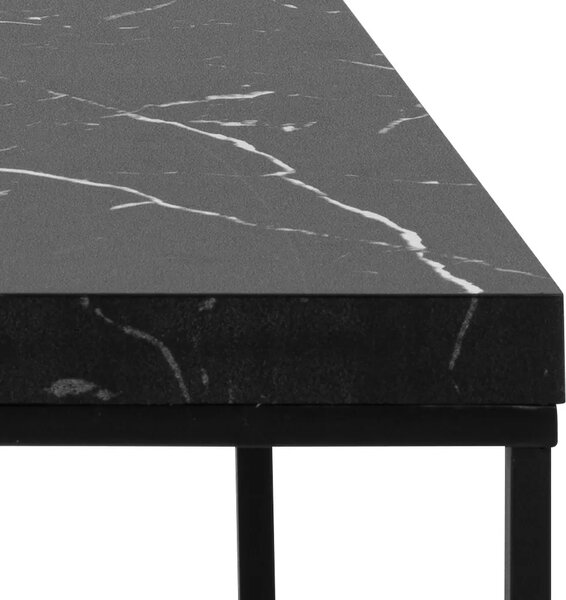Actona Konferenční stolek Barossa 110 cm černý mramor/černý