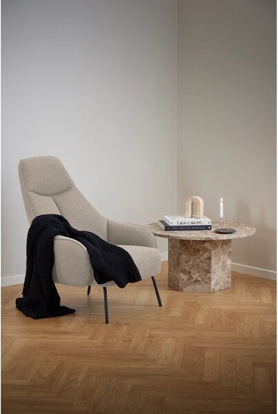 Actona Konferenční stolek Naxos 80 cm mramor Latte