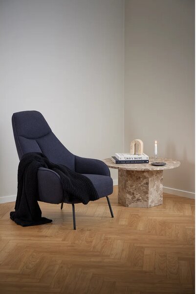 Actona Konferenční stolek Naxos 80 cm mramor Latte