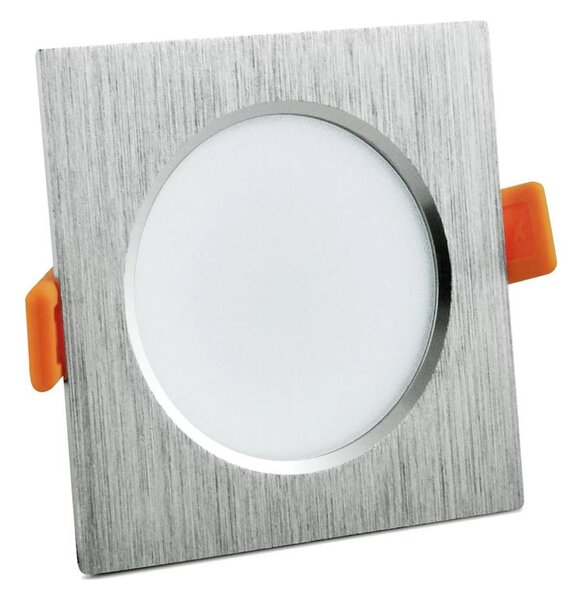 LED Podhledové svítidlo VENUS LED/7W/230V stříbrná hranaté