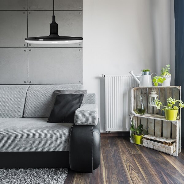 LED Závěsné svítidlo KIKI 1xE27/10W/230V černé
