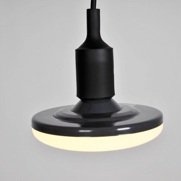 LED Závěsné svítidlo KIKI 1xE27/10W/230V černé