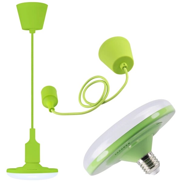 LED Závěsné svítidlo KIKI 1xE27/10W/230V zelené