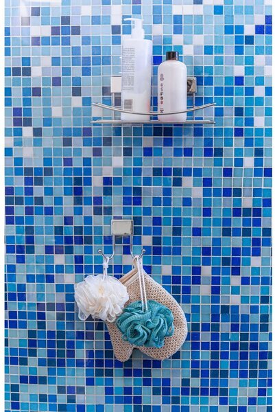 Stojánek na hygienické potřeby Compactor Shower, samodržící