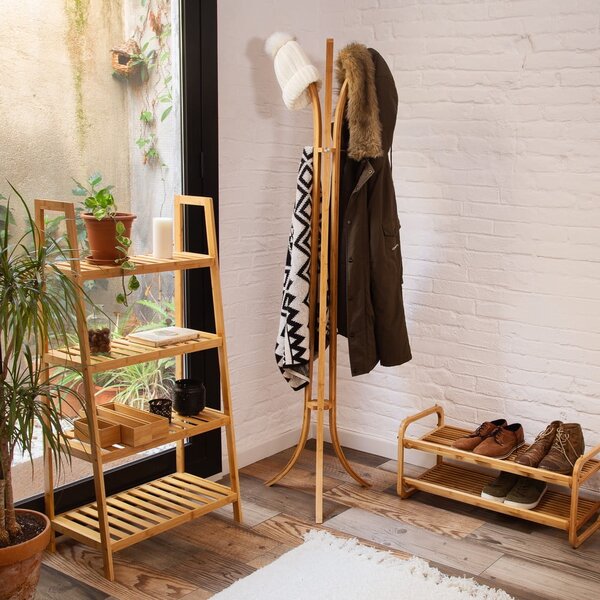 Bambusový věšák Compactor Coat & Hat Bamboo