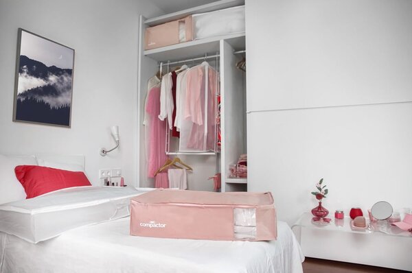 Látkový úložný box na oblečení Milky – Compactor