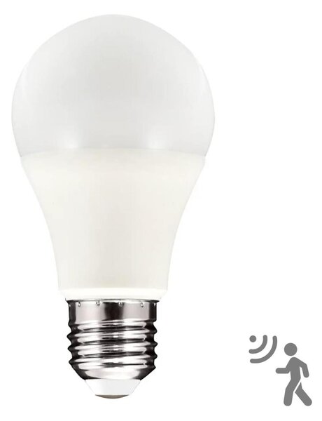 LED Žárovka se senzorem pohybu a soumraku A60 E27/8W/230V 3000K