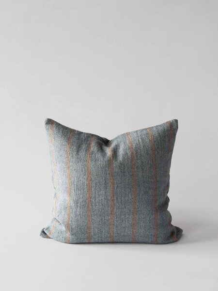 Tell Me More Lněný povlak na polštář Melvin Blue Stripe 50 x 50 cm TMM138